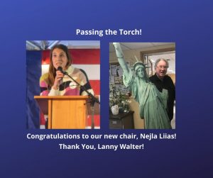 SDC elected a new chair--Nejla Liias. And thanks its outgoing chair, Lanny Walter, for years of dedication and service.